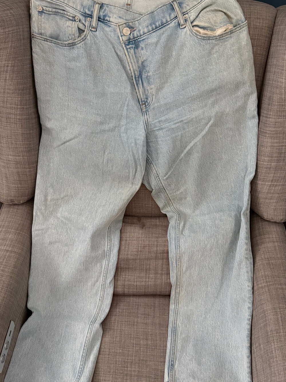 Abercrombie & Fitch Light Blue 90’s Straight Ultra Rise Women’s Jeans